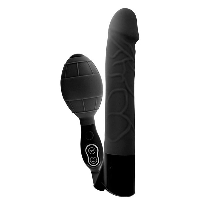 Inflatable Vibrator Black