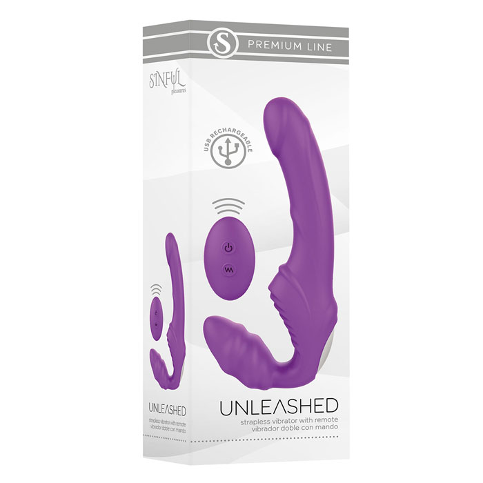Unleashed Strapless Vibrator With Remote