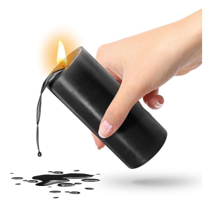 Vela Low Temperature Candle Black