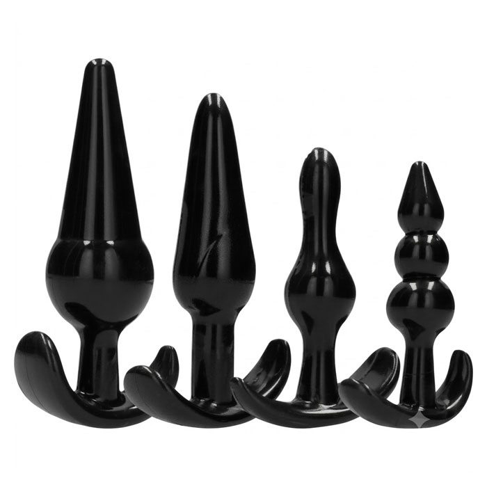 Anal Kit 4 Plugs Negro