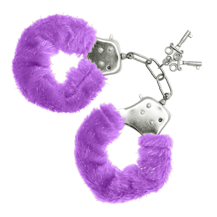 Feather Cuffs Purple