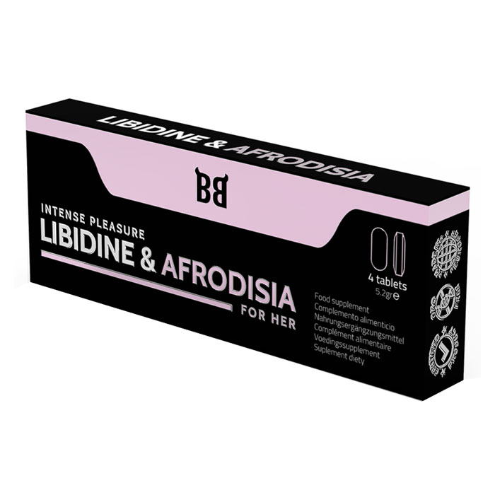 Libidine & Afrodisia Placer Intenso Para Mujer 4 Cápsulas