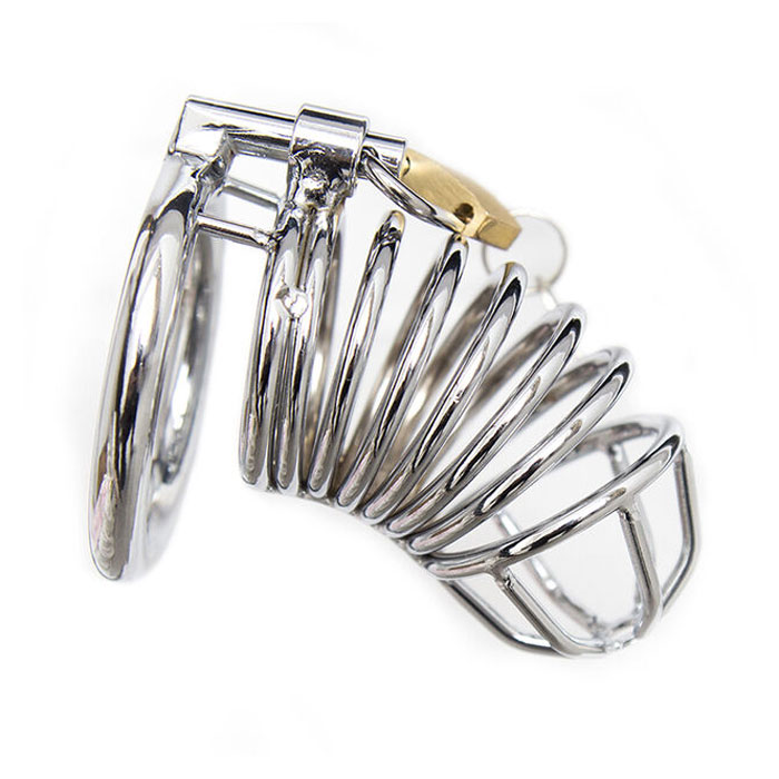 Fetish Metal Chastity Lockable Cock Cage Size M