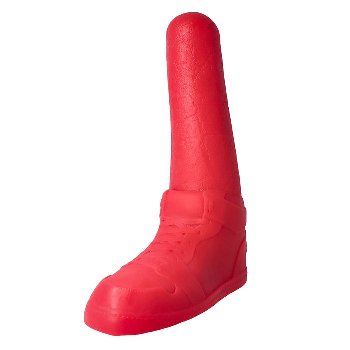 Bota Roja Con Ventosa