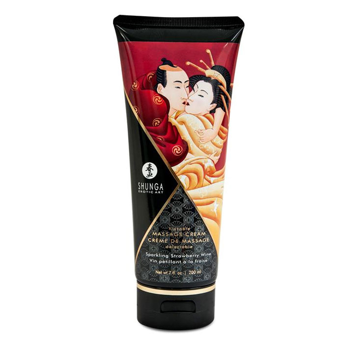 Massage Cream Strawberry Wine
