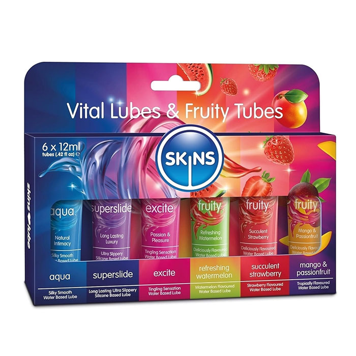 Pack 6 Vital & Fruity Lubes