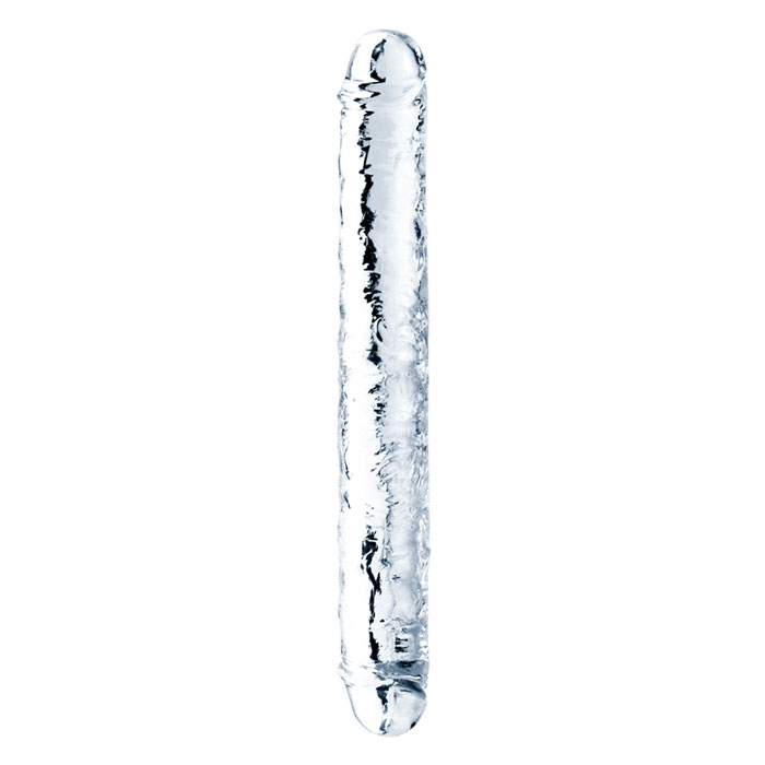 Dildo Doble Transparente 30 cm