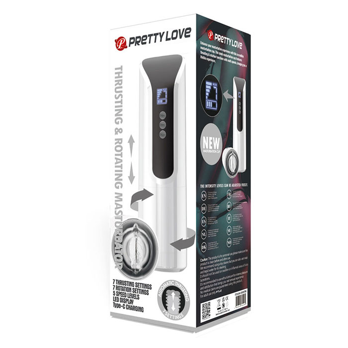 Push & Rotating Masturbator