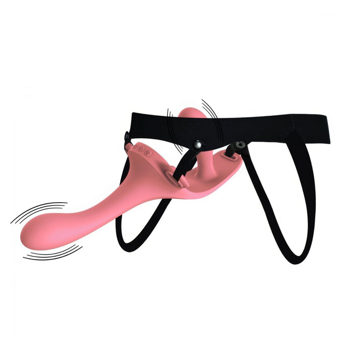 Strap-On Doble Vibración