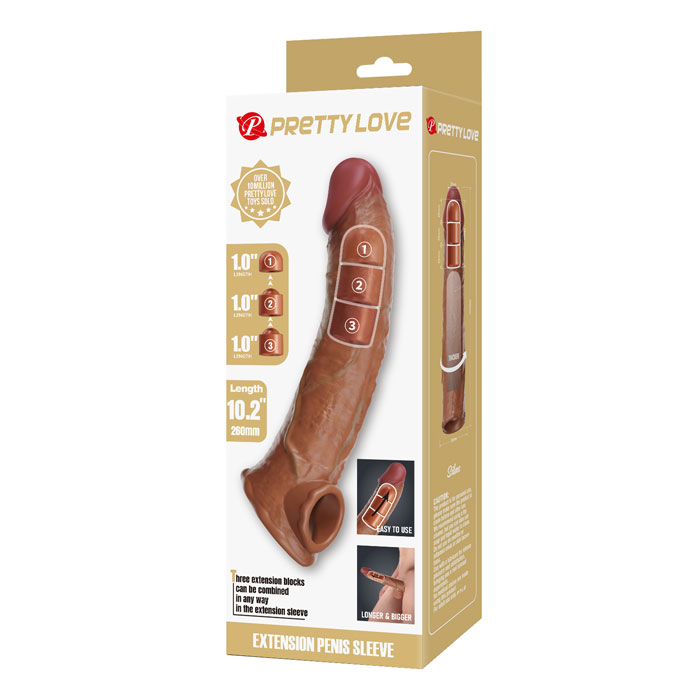 Funda Ajustable Super Penis Marron