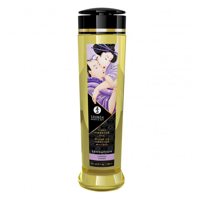 Shunga Sensation Lavender Massage Oil
