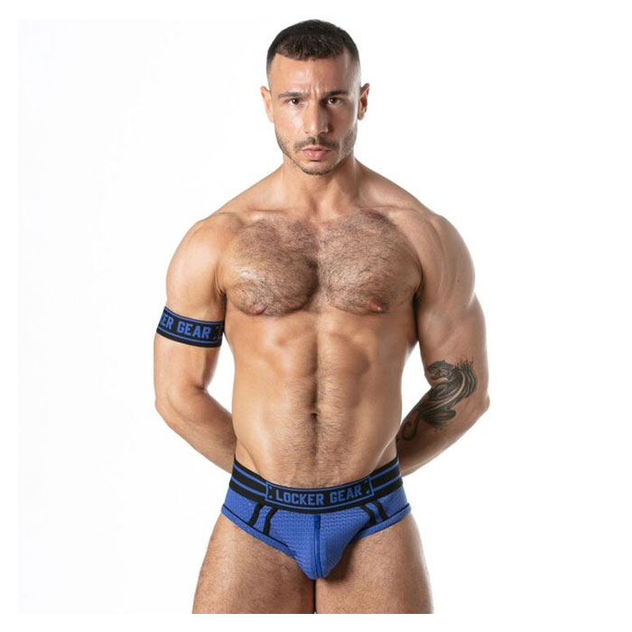 Sport Mesh Jock Azul