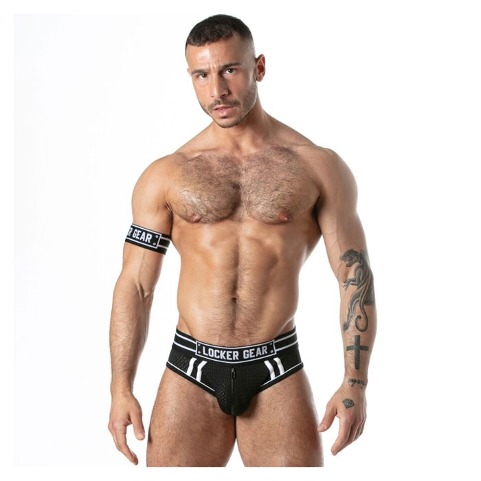 Sport Mesh Jock Negro