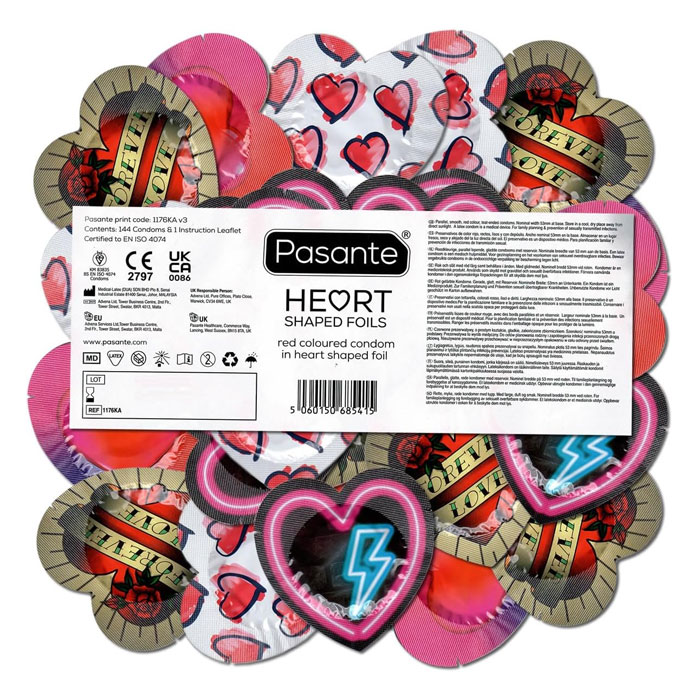 Pasante Corazón 144 ud